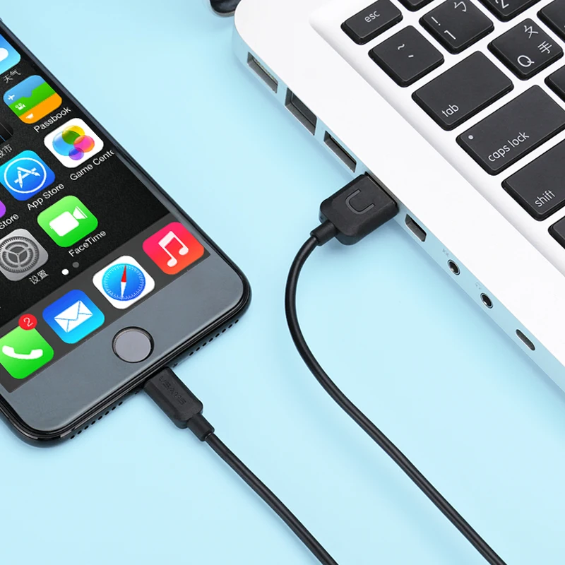 USAMS USB Cable for Lighting Fast Charging Data iPhone Cable for iPhone X 8 7 7 plus 6 6s 5 ipad Mobile Phone USB Charger Cord
USAMS USB Cable for Lighting Fast Charging Data iPhone Cable for iPhone X 8 7 7 plus 6 6s 5 ipad Mobile Phone USB Charger Cord