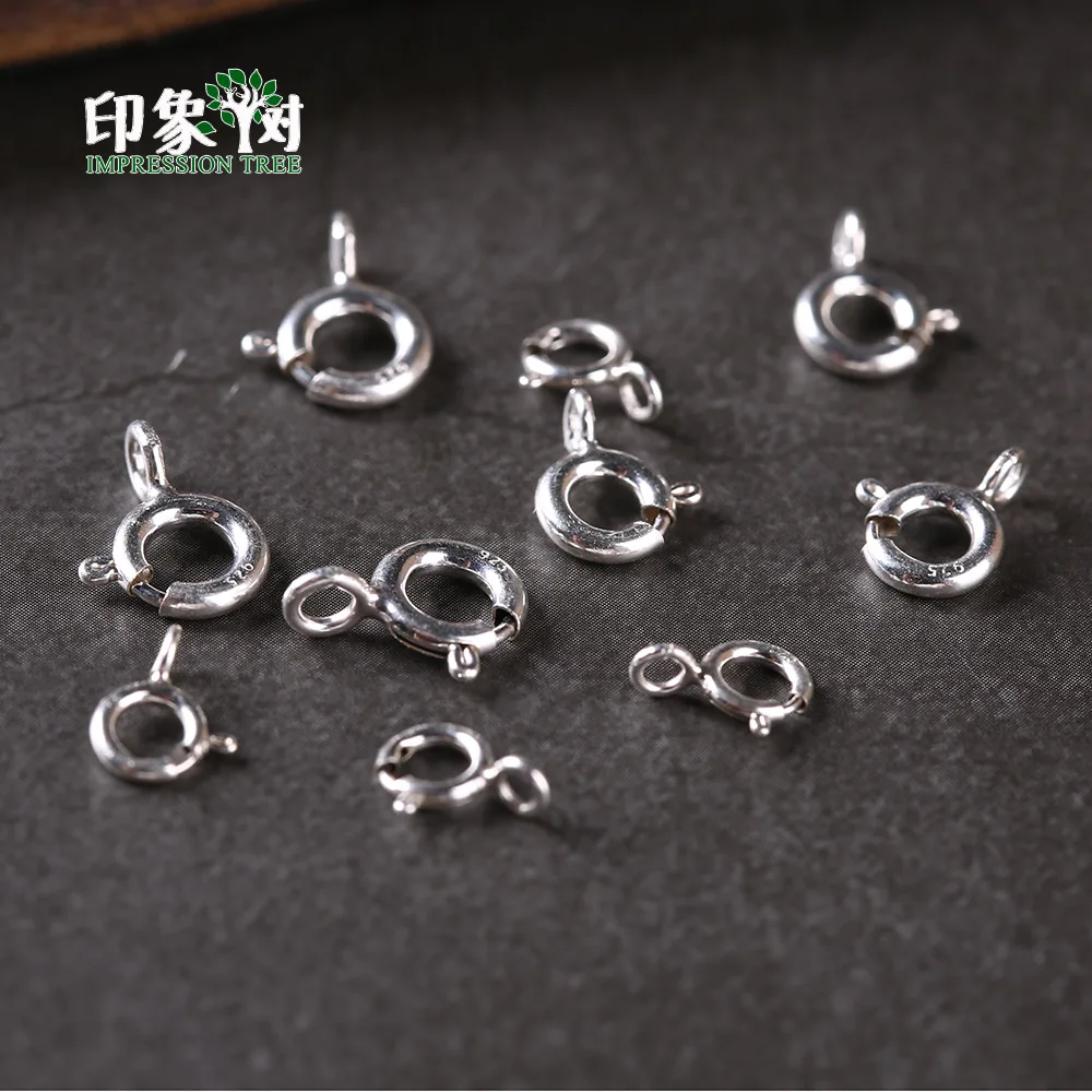 5Pcs/lot 5/6/7mm 925 Sterling Silver Spring Ring Clasp Open Ring Bracelets Necklace Connector For DIY Jewelry Components Making
5Pcs/lot 5/6/7mm 925 Sterling Silver Spring Ring Clasp Open Ring Bracelets Necklace Connector For DIY Jewelry Components Making