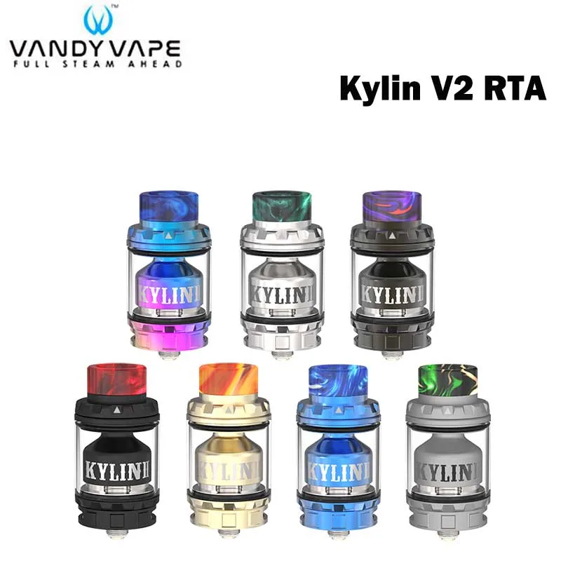 Vandy Vape Kylin V2 RTA Tank 3 мл 5 Vandyvape rta атомайзер с поддержкой одной двойной катушки Deck Build