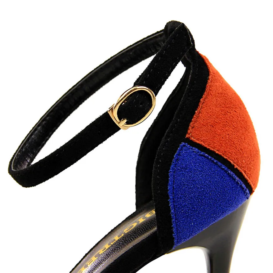 BIGTREE Mixed Colors Flock Women Sandals Fashion Buckle Pointed Toe High Heels Shoes Women's Sexy Cut-Outs Shallow Dress Sandal
BIGTREE Mixed Colors Flock Women Sandals Fashion Buckle Pointed Toe High Heels Shoes Women's Sexy Cut-Outs Shallow Dress Sandal