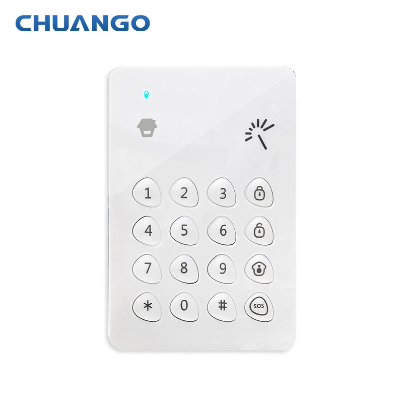 Беспроводная клавиатура Chuango 315 МГц для системы сигнализации GSM PSTN|keypad wireless|keypad