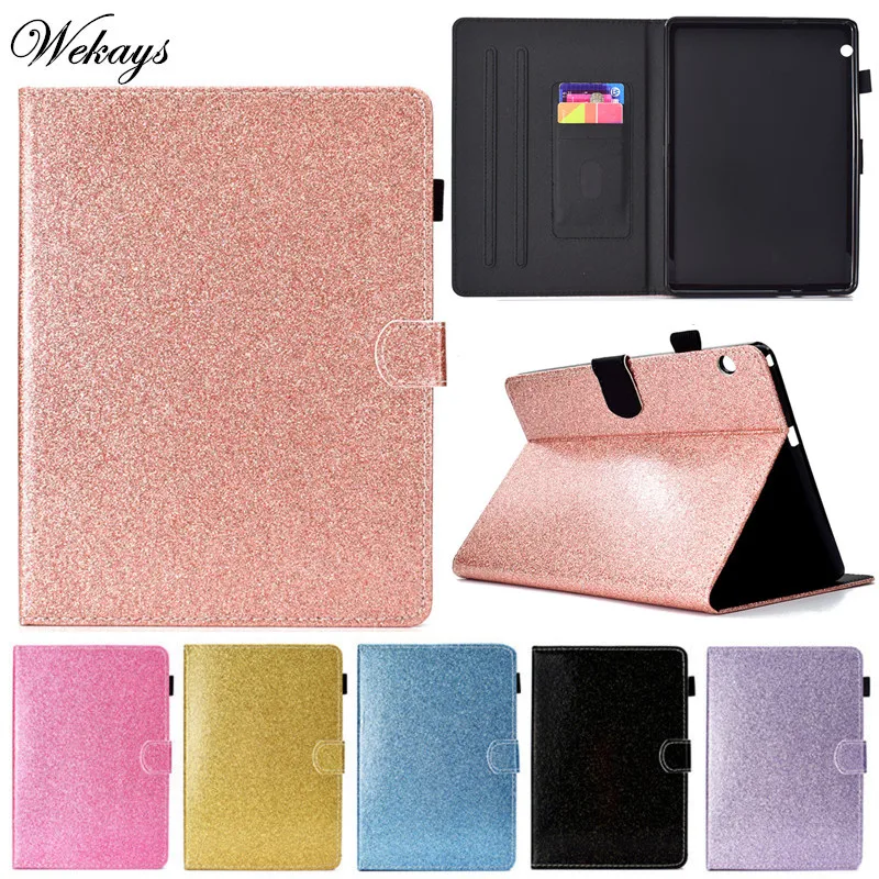 Wekays For Huawei T3 9.6 Honor Play Pad 2 Glitter Bling Leather Fundas Case For Huawei MediaPad T3 10 AGS-W09 AGS-L09 Cover Case
Wekays For Huawei T3 9.6 Honor Play Pad 2 Glitter Bling Leather Fundas Case For Huawei MediaPad T3 10 AGS-W09 AGS-L09 Cover Case