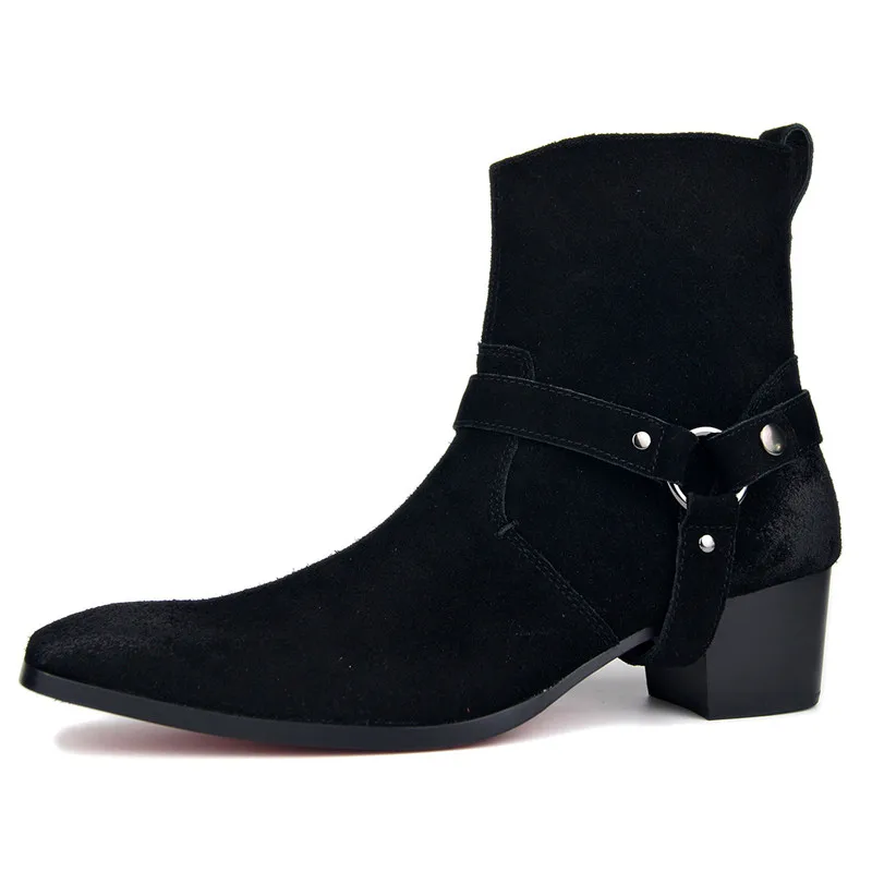 NEW High End Handmade High Heel Man suede leather brand Harness boots pointed toe west cowboy denim punk denim Boots
NEW High End Handmade High Heel Man suede leather brand Harness boots pointed toe west cowboy denim punk denim Boots