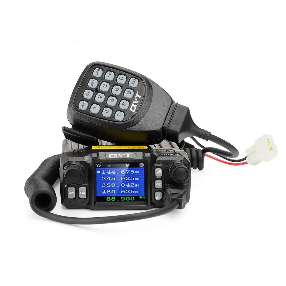 QYT KT-7900D Mini Mobile Radio KT7900D Quad Band Quad standby 136-174MHz/220-260MHz/350-390MHz/400-480MHZ Car 4 Bands CB Radio
QYT KT-7900D Mini Mobile Radio KT7900D Quad Band Quad standby 136-174MHz/220-260MHz/350-390MHz/400-480MHZ Car 4 Bands CB Radio