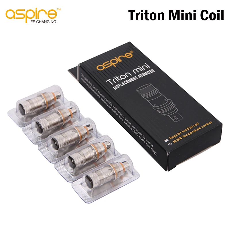 Сменная мини Катушка Aspire Triton 0 15/1 2/1 8 Ом испаритель для атомайзера Mini vs Nautilus BVC