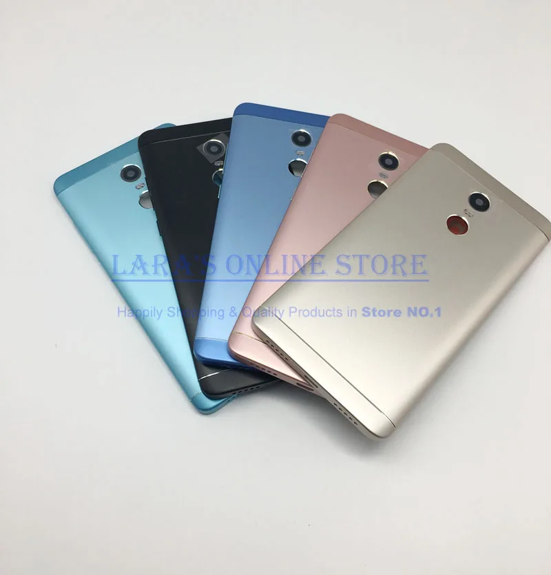 Оригинальный металлический задний корпус чехол для Xiaomi Redmi Note 4X крышка батареи с