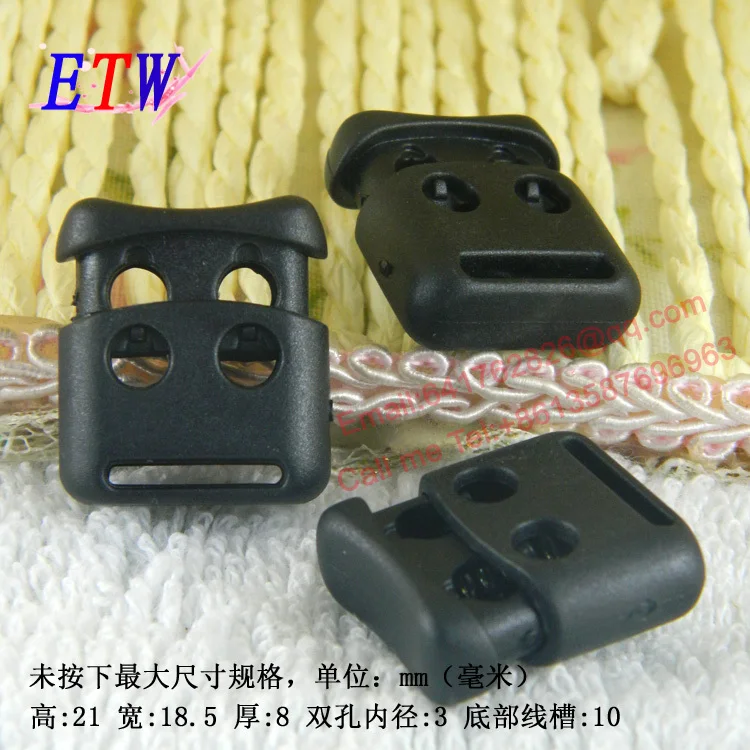 Free Shipping Wholesale High Quality Nylon Cord Lock 2 Holes Black Nylon Stopper Spring Stopper 200 pcs/lot
Free Shipping Wholesale High Quality Nylon Cord Lock 2 Holes Black Nylon Stopper Spring Stopper 200 pcs/lot
