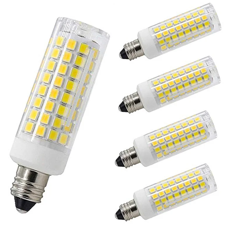 Приглушаемая E11 102 СВЕТОДИОДНАЯ лампа-кукуруза 2835 SMD 110 в 120 в 10 Вт Светодиодная керамическая лампа 360 градусов угол замены для галогенных 5 шт./...
Приглушаемая E11 102 СВЕТОДИОДНАЯ лампа-кукуруза 2835 SMD 110 в 120 в 10 Вт Светодиодная керамическая лампа 360 градусов угол замены для галогенных 5 шт./...