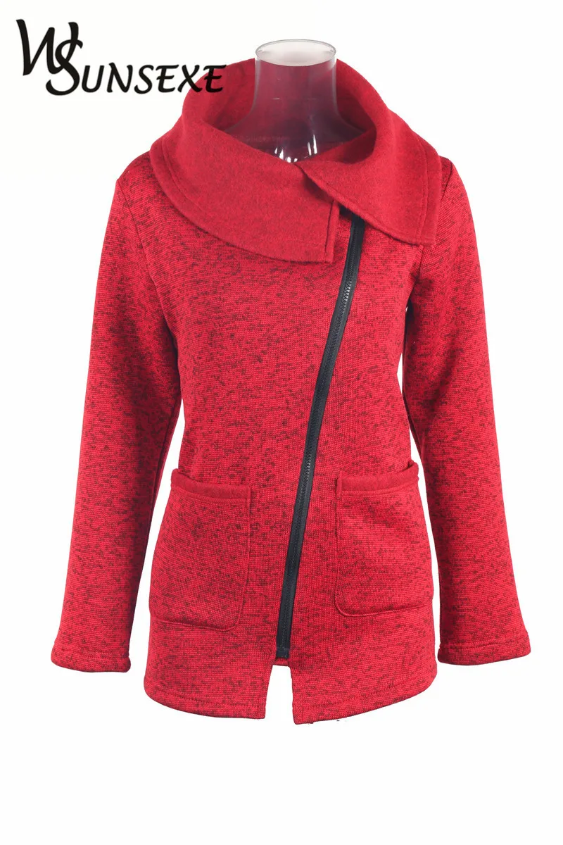 Plus Size Side Zipper Jackets Women Warm Coats Casual Turn-Down Collar Jacket 2017 Autumn Winter Hooded Windbreaker Outerwear
Plus Size Side Zipper Jackets Women Warm Coats Casual Turn-Down Collar Jacket 2017 Autumn Winter Hooded Windbreaker Outerwear