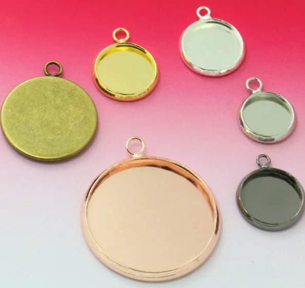 200pcs inner 18mm Antique Bronze/Rhodium plated Pendant Blank Jewelry Connectors Single Circle Tray for Cameo Cabochons
200pcs inner 18mm Antique Bronze/Rhodium plated Pendant Blank Jewelry Connectors Single Circle Tray for Cameo Cabochons