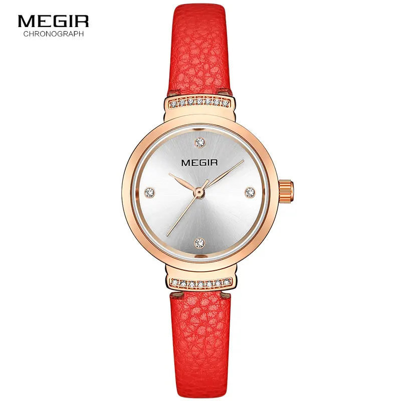 MEGIR Leather Strap Casual Quartz Watches for Women Simple Luxury Relogios Femininos Waterproof Wristwatch Clock Lady 4207 Red
MEGIR Leather Strap Casual Quartz Watches for Women Simple Luxury Relogios Femininos Waterproof Wristwatch Clock Lady 4207 Red