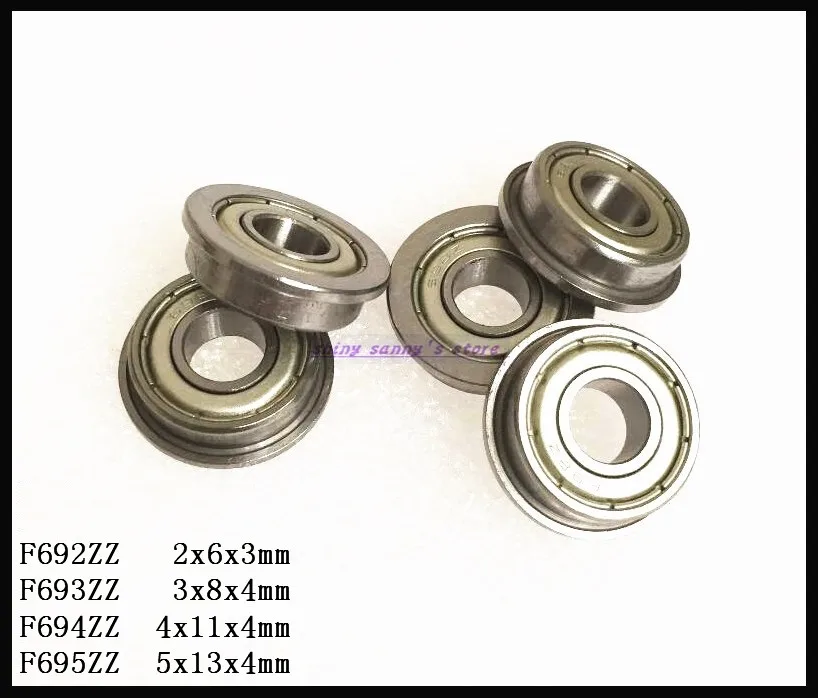 5-8pcs/Lot F692ZZ , F693ZZ , F694ZZ , F695ZZ Flange Bearing Deep Groove Ball Bearing Mini Ball Bearing Brand New
5-8pcs/Lot F692ZZ , F693ZZ , F694ZZ , F695ZZ Flange Bearing Deep Groove Ball Bearing Mini Ball Bearing Brand New