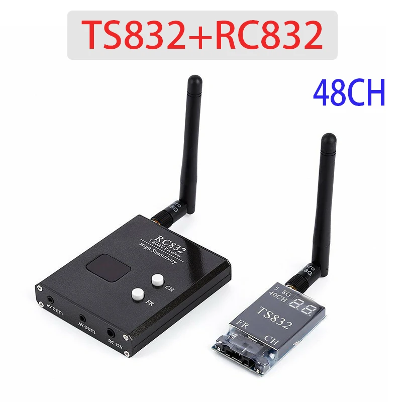TS832 RC832 Boscam 5 8G 48CH 600 передатчик mW FPV ресивер Combo AV VTX RX Set 7 4 16V для