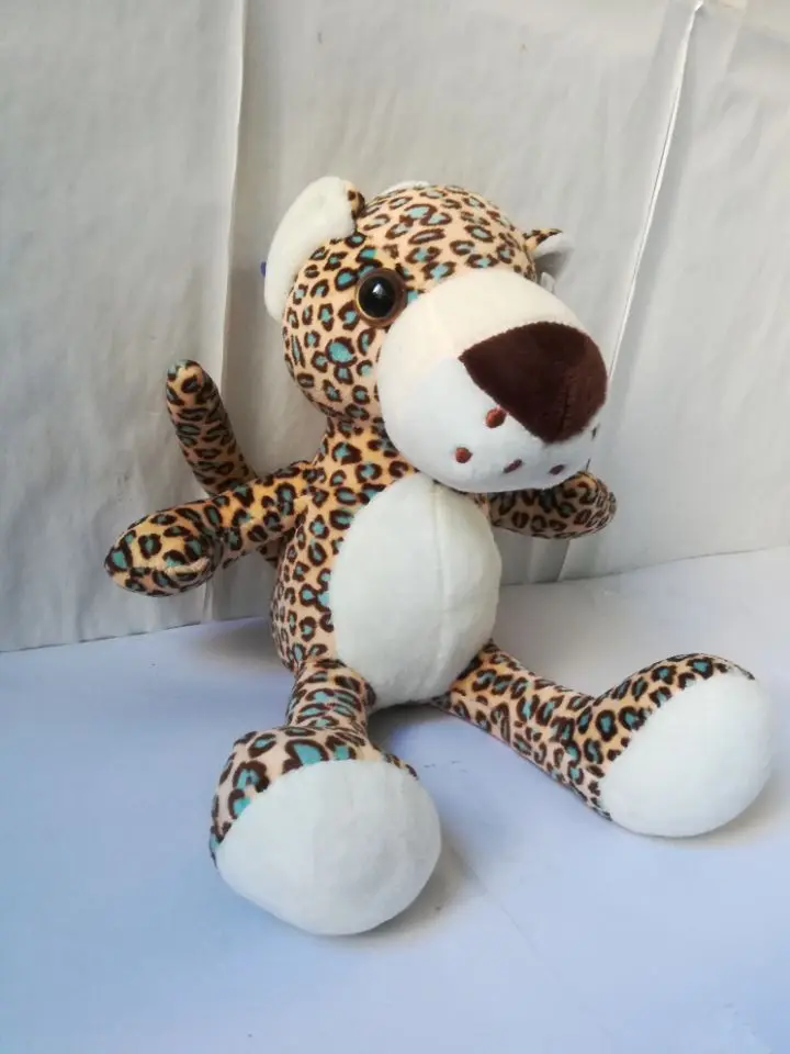 about 28cm cute cartoon jungle leopard soft doll plush toy kid's toy birthday gift w1919
about 28cm cute cartoon jungle leopard soft doll plush toy kid's toy birthday gift w1919