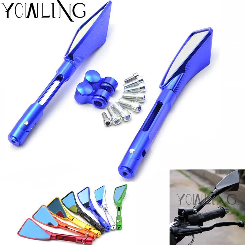 CNC Rear Mirrors Moto Motorcycle Motorbike Scooters Rearview Side Mirror Racer for Honda Suzuki SFV650 Aprilia 750 GT RSV4
CNC Rear Mirrors Moto Motorcycle Motorbike Scooters Rearview Side Mirror Racer for Honda Suzuki SFV650 Aprilia 750 GT RSV4