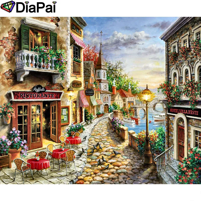 DIAPAI Diamond Painting 5D DIY 100% Full Square/Round Drill "Flower town scenery"Diamond Embroidery Cross Stitch 3D Decor A24745
DIAPAI Diamond Painting 5D DIY 100% Full Square/Round Drill "Flower town scenery"Diamond Embroidery Cross Stitch 3D Decor A24745