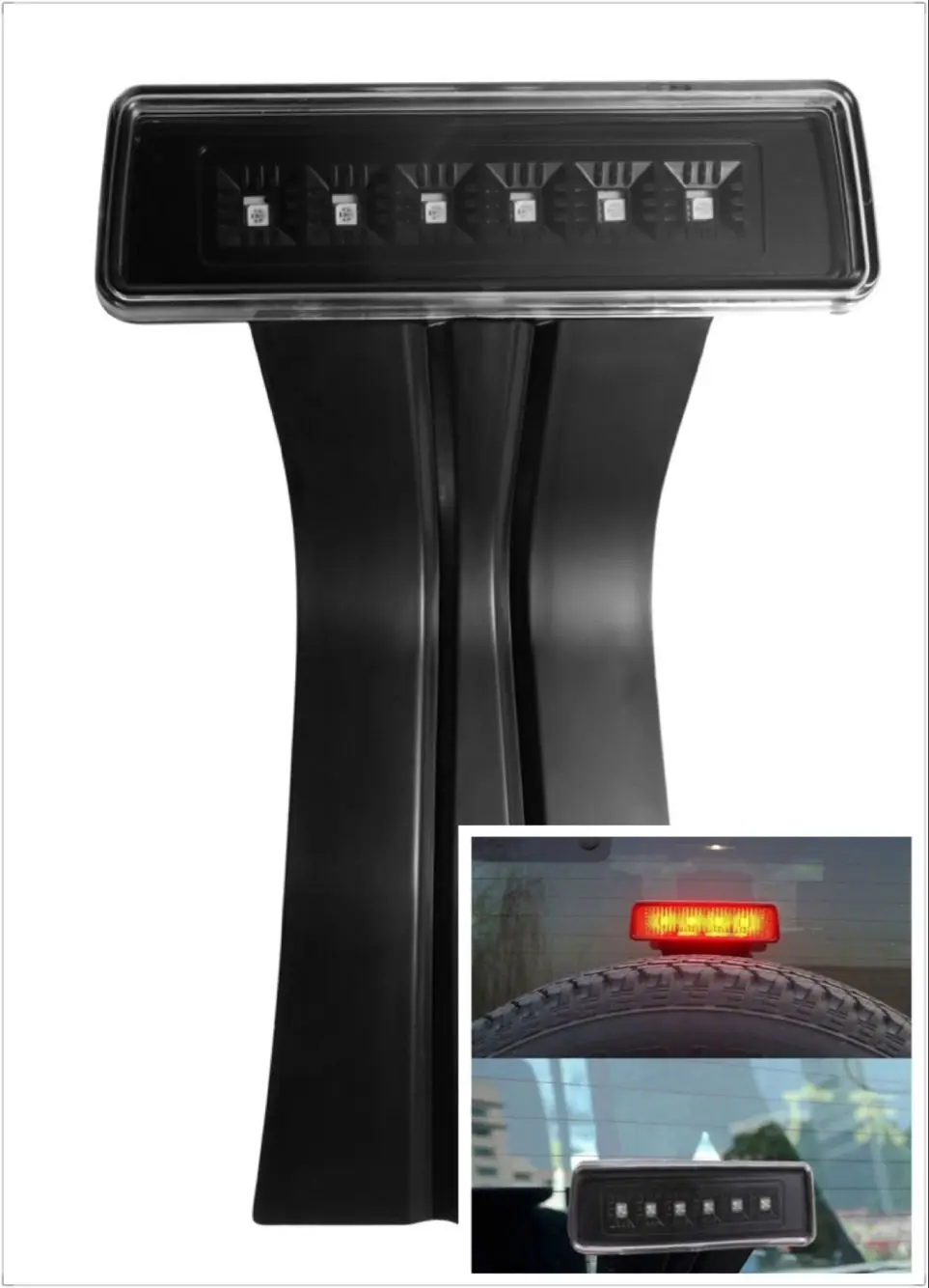 1pcs New 1pc 3rd 6LED Brake Light High Mounted Stop Lamp Rear Lamp Tail Light For Jeep Wrangler 07-15
1pcs New 1pc 3rd 6LED Brake Light High Mounted Stop Lamp Rear Lamp Tail Light For Jeep Wrangler 07-15