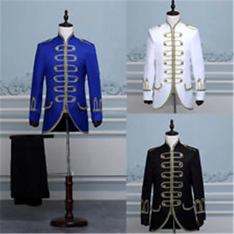 Halloween Costume King Prince Renaissance Medieval Men Cosplay Costume Uniform Coat+Pants Full Set XS-XL Drop Shipping
Halloween Costume King Prince Renaissance Medieval Men Cosplay Costume Uniform Coat+Pants Full Set XS-XL Drop Shipping