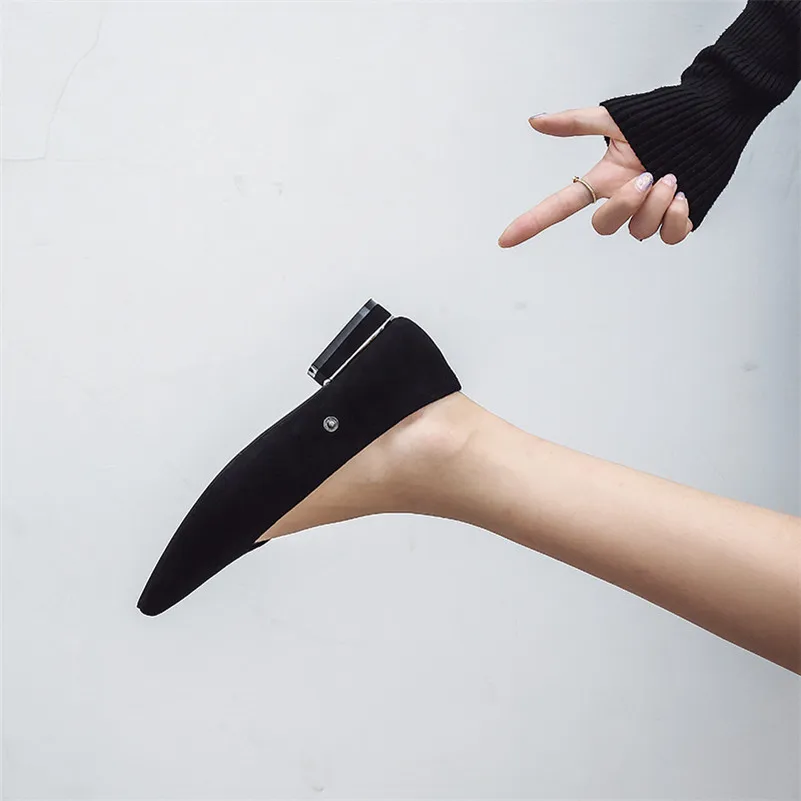 CONASCO Fashion Women Mary Janes Shoes Suede Leather Spring Autumn Square Heels Shoes Woman Casual Quality Shallow Basic Pumps
CONASCO Fashion Women Mary Janes Shoes Suede Leather Spring Autumn Square Heels Shoes Woman Casual Quality Shallow Basic Pumps