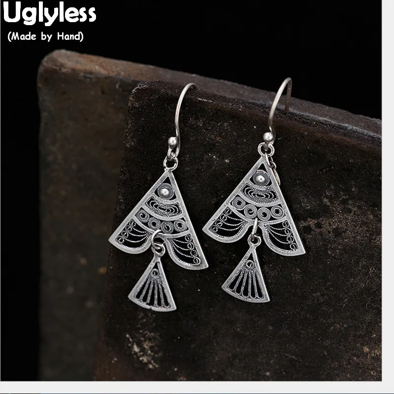 Uglyless Real Solid 925 Pure Silver Fine Jewelry for Women Handmade Filigreed Fish Earrings Thai Silver Exotic Fishes Earrings
Uglyless Real Solid 925 Pure Silver Fine Jewelry for Women Handmade Filigreed Fish Earrings Thai Silver Exotic Fishes Earrings