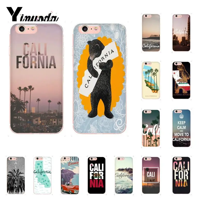 California Travel Pattern TPU Soft Phone Case for iPhone 13 8 7 6 6S Plus X XS MAX 5 5S SE XR 10 Cover
California Travel Pattern TPU Soft Phone Case for iPhone 13 8 7 6 6S Plus X XS MAX 5 5S SE XR 10 Cover