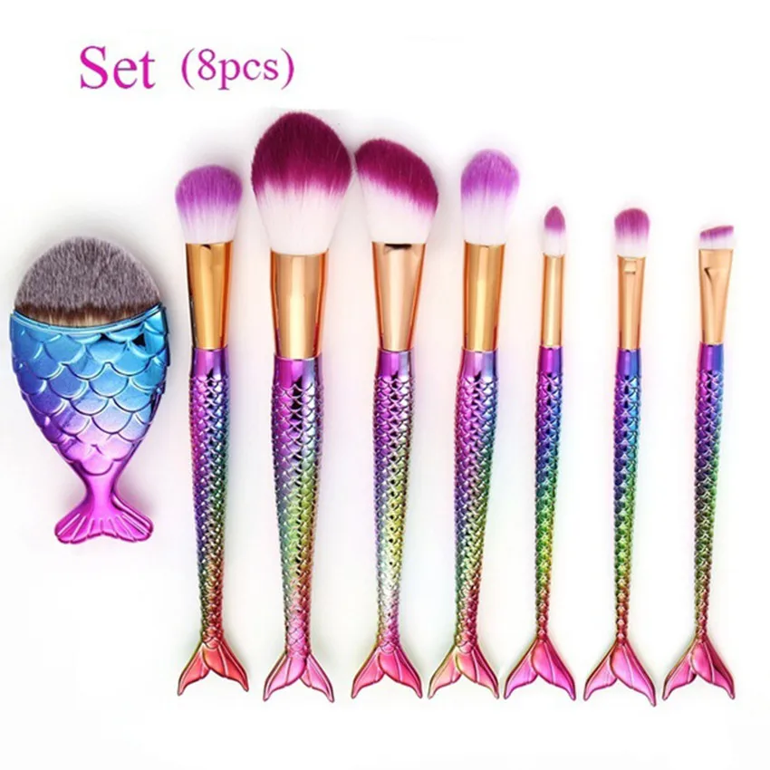 8pcs Rainbow Foundation Powder Eyeshadow Brush Mermaid Makeup Brushes Set Contour Concealer Cosmetic Beauty Tool Kit ja30ja4
8pcs Rainbow Foundation Powder Eyeshadow Brush Mermaid Makeup Brushes Set Contour Concealer Cosmetic Beauty Tool Kit ja30ja4