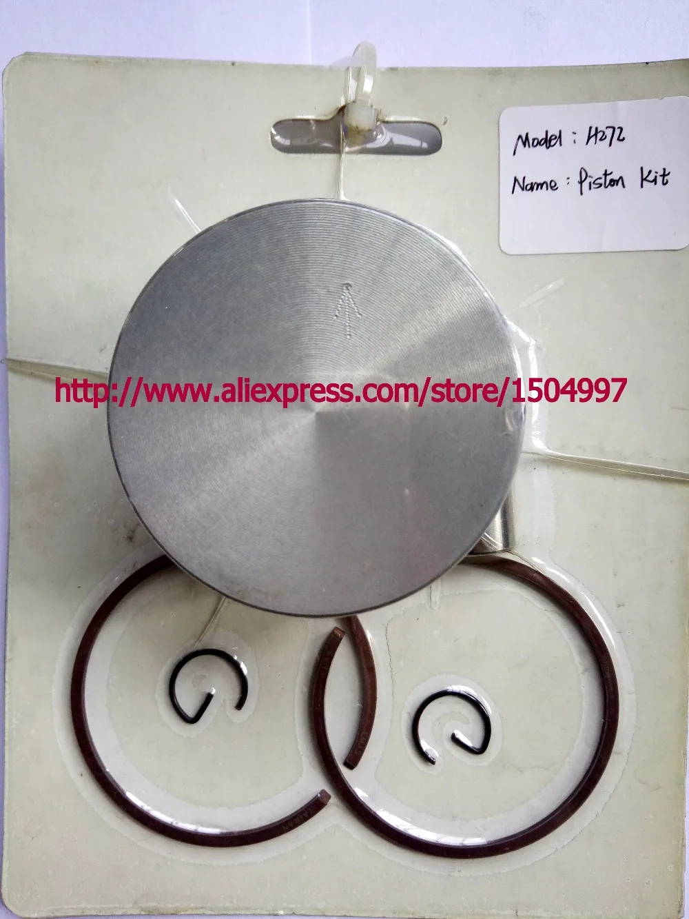 Piston Kit with Pin Rings Clips assy Set kit for HUSQVARNAs 272 Chainsaw PISTON RINGS 52*1.5mm
Piston Kit with Pin Rings Clips assy Set kit for HUSQVARNAs 272 Chainsaw PISTON RINGS 52*1.5mm