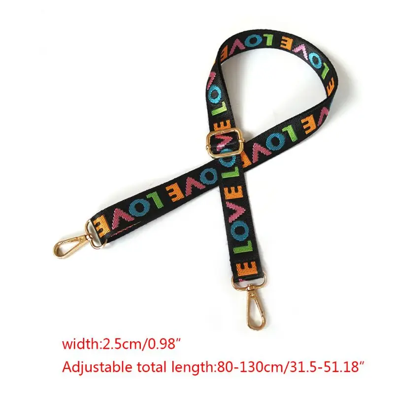 Nylon Colored Belt Bags Strap Accessories for Women Rainbow Adjustable Shoulder Handbag Straps Decorative Handle Ornament
Nylon Colored Belt Bags Strap Accessories for Women Rainbow Adjustable Shoulder Handbag Straps Decorative Handle Ornament