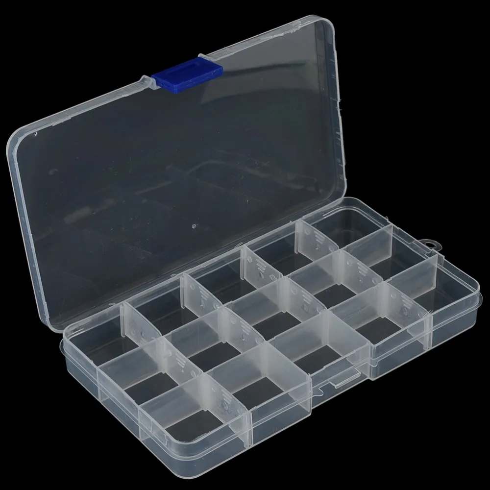 Multifunctional High Strength with 15 Compartments Transparent Visible Plastic Fishing Lure Box Fishing Tackle box
Multifunctional High Strength with 15 Compartments Transparent Visible Plastic Fishing Lure Box Fishing Tackle box