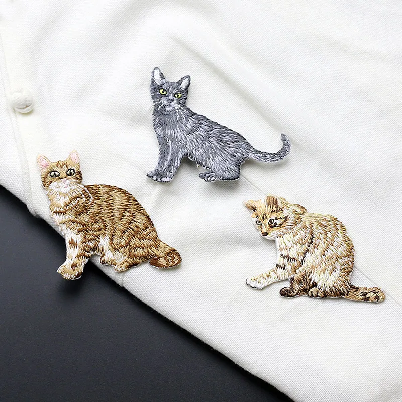 3 Pieces Black Yellow Cat Iron-on Patch Embroidered Good Quality Pocket Cat Patches Sticker Clothing DIY Free Shipping
3 Pieces Black Yellow Cat Iron-on Patch Embroidered Good Quality Pocket Cat Patches Sticker Clothing DIY Free Shipping