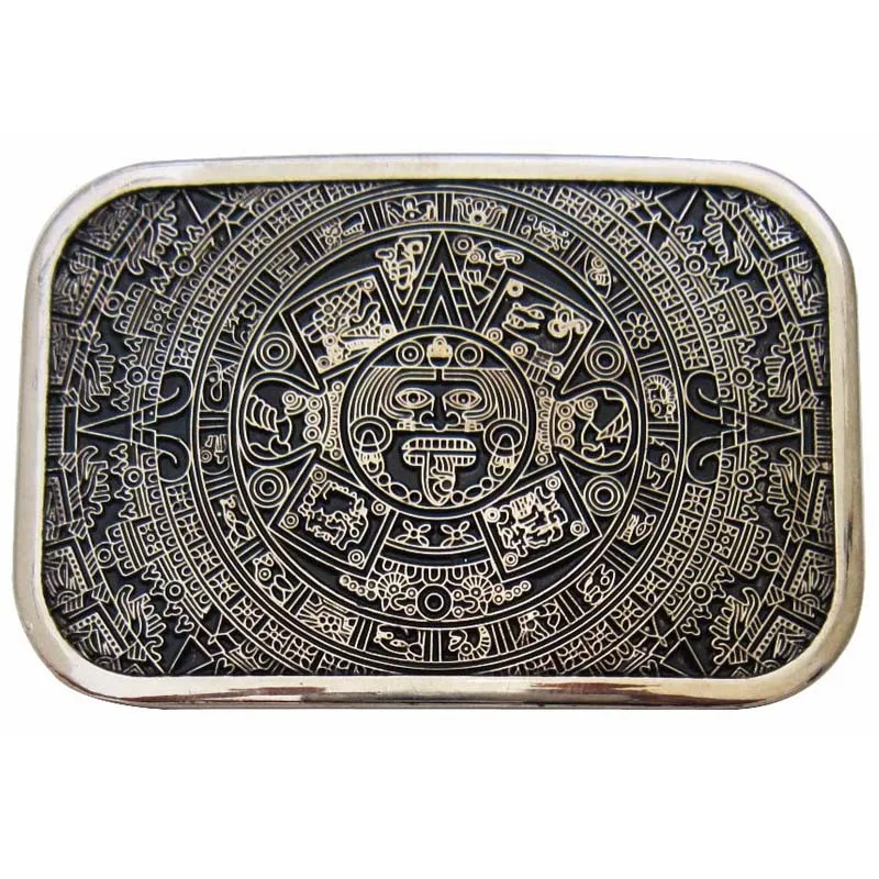 Hot Sale Mens' Belt Buckle Brand Western Aztec Calender Maya Belt Buckle For Jeans Suit For Belts Drop shipping
Hot Sale Mens' Belt Buckle Brand Western Aztec Calender Maya Belt Buckle For Jeans Suit For Belts Drop shipping