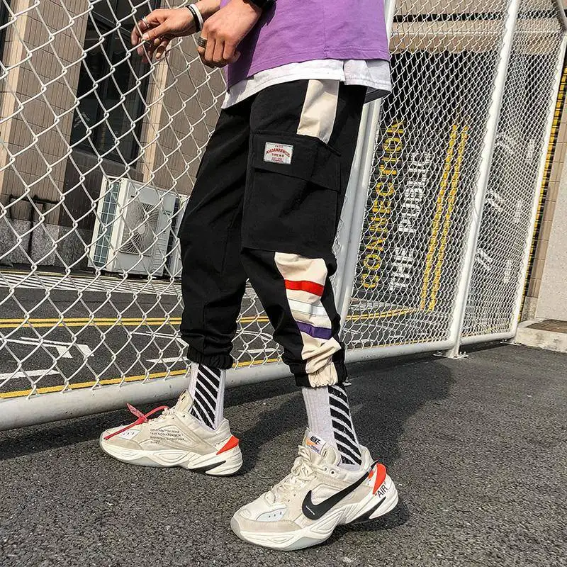 5XL Autumn Japan Joggers Men Black Harem Pants Multi-pocket Ribbons Man Sweatpants Streetwear Casual hip Hop Mens Cargo Pants
5XL Autumn Japan Joggers Men Black Harem Pants Multi-pocket Ribbons Man Sweatpants Streetwear Casual hip Hop Mens Cargo Pants