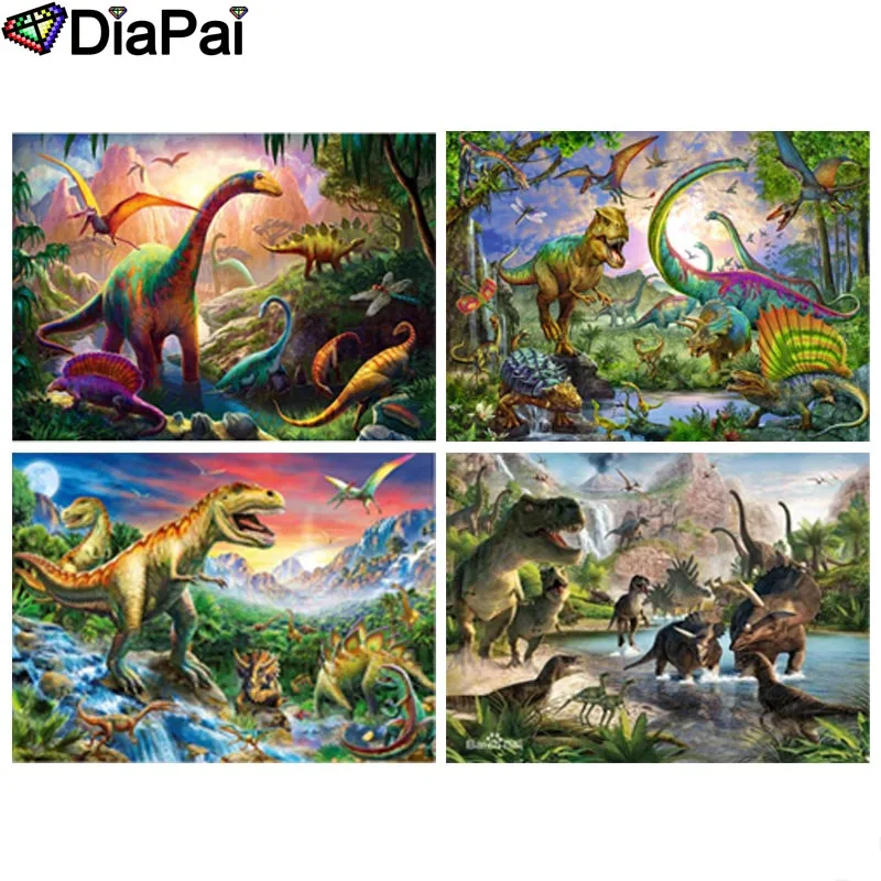 DIAPAI Diamond Painting 5D DIY 100% Full Square/Round Drill "Dinosaur scenery" 3D Embroidery Cross Stitch Home Decor
DIAPAI Diamond Painting 5D DIY 100% Full Square/Round Drill "Dinosaur scenery" 3D Embroidery Cross Stitch Home Decor
