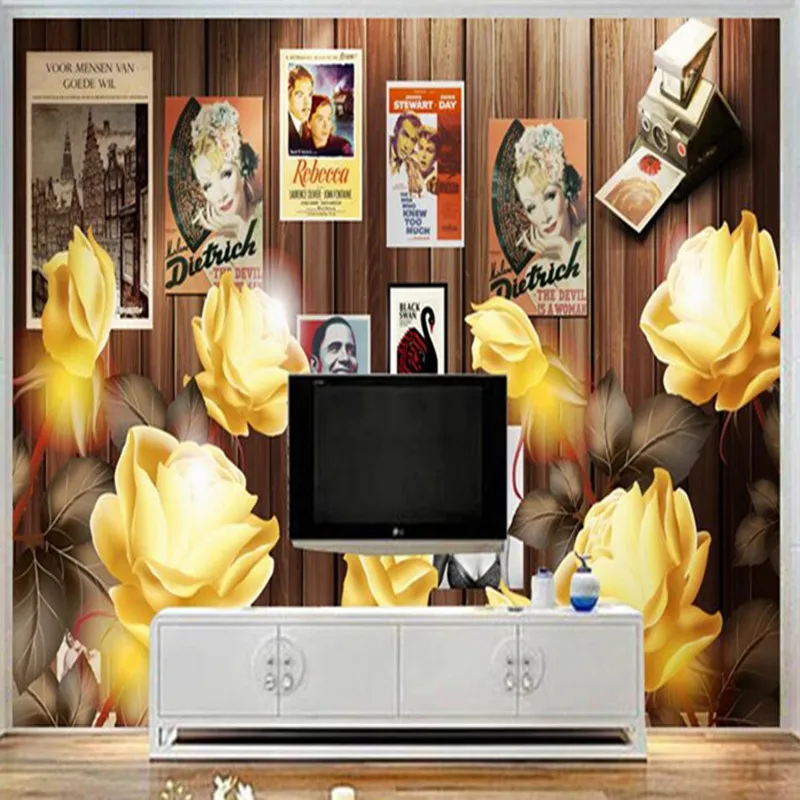 Gold Rose Flowers Wall Mural 3D Photo Wallpapers for Living Room Murals Wall Papers Home Decor Bedroom Wood Large Wallpapers
Gold Rose Flowers Wall Mural 3D Photo Wallpapers for Living Room Murals Wall Papers Home Decor Bedroom Wood Large Wallpapers