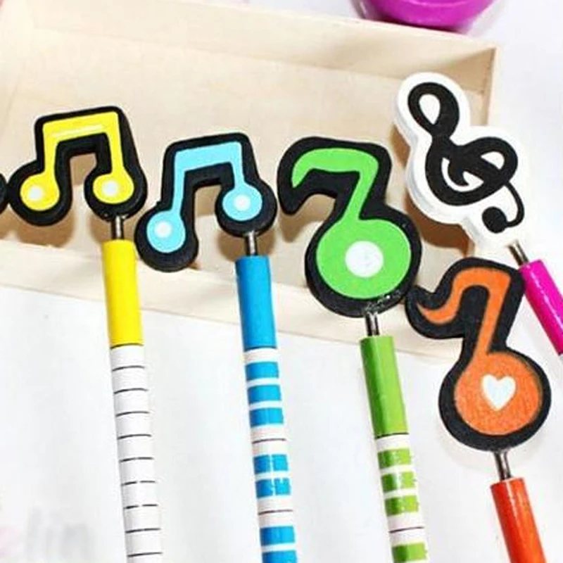 12 pcs/lot Kawaii Musical Note Wooden Pencil Cute Novelty Lead School Pencils for Kids Studnets Stationery Gifts
12 pcs/lot Kawaii Musical Note Wooden Pencil Cute Novelty Lead School Pencils for Kids Studnets Stationery Gifts