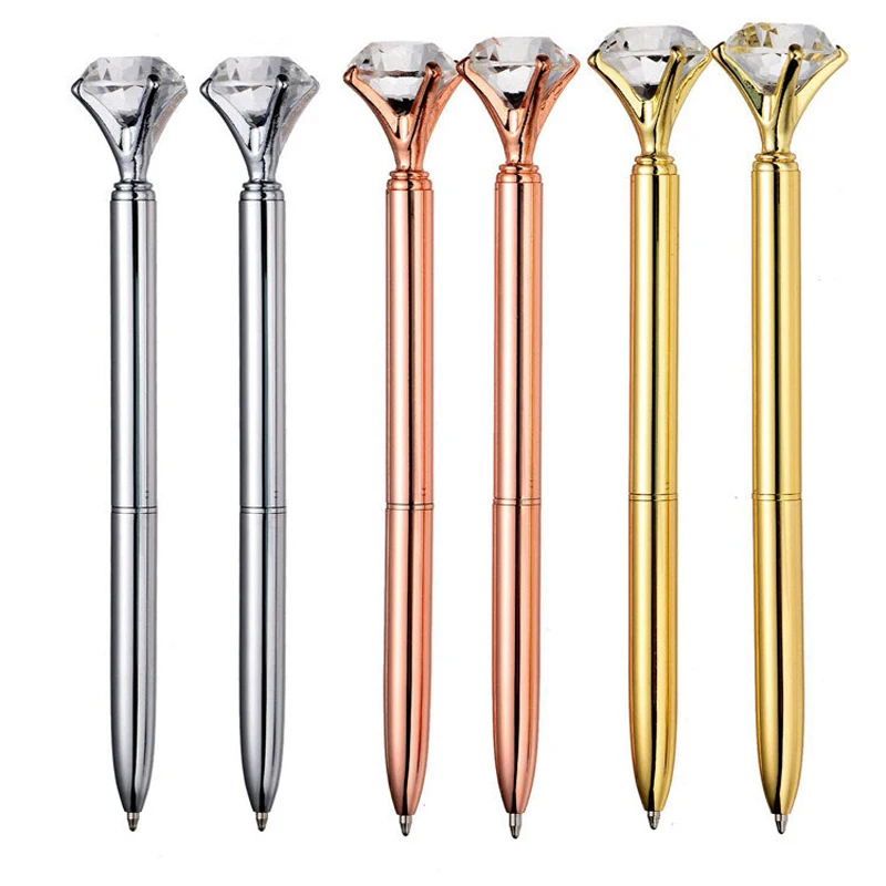Mini Metal Ballpoint Pens 1.0mm Luxury Crystal Diamond Ball Point Pen Black Ink Color Writing For Kids Office School Stationery
Mini Metal Ballpoint Pens 1.0mm Luxury Crystal Diamond Ball Point Pen Black Ink Color Writing For Kids Office School Stationery