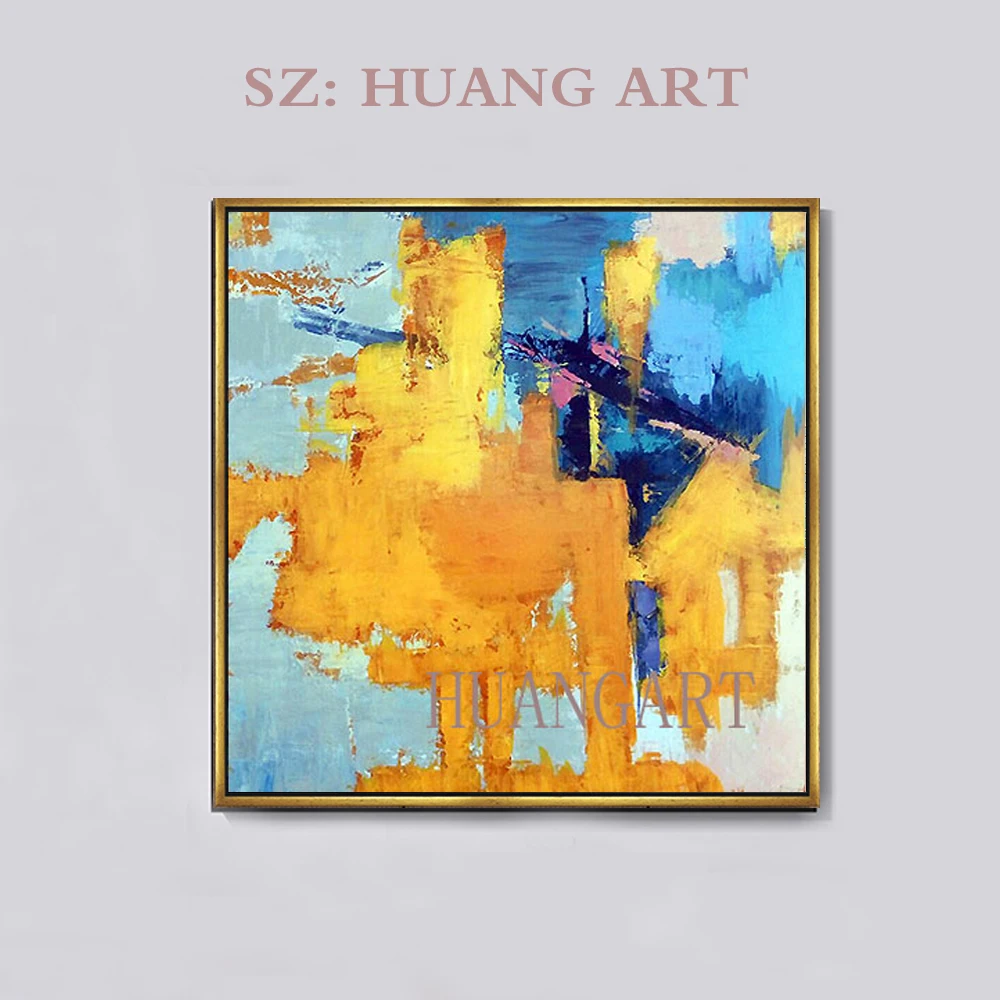 100% Hand Painted Oil Painting Canvas Picture For Living Room Home Decor New yellow Abstract Picture No Frame
100% Hand Painted Oil Painting Canvas Picture For Living Room Home Decor New yellow Abstract Picture No Frame