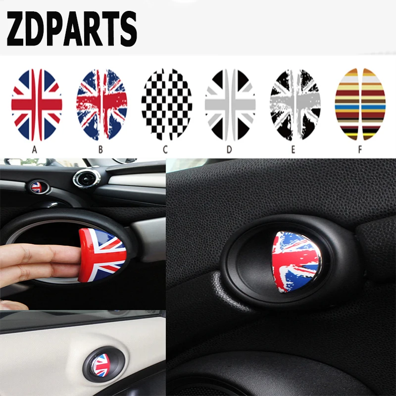 ZDPARTS 2 шт. 3D автомобильный Стайлинг для Mini Cooper R56 R50 R53 F56 F55 R60 R61 автомобильные двери
