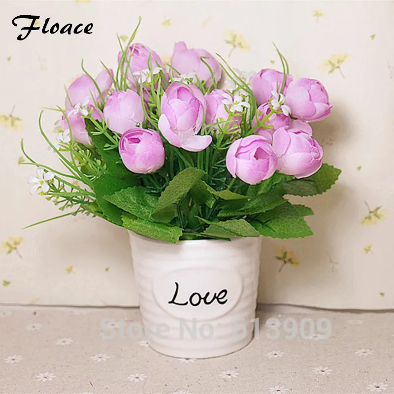 Floace Small vase flowers wedding home decoration artificial flowers rose flower set
Floace Small vase flowers wedding home decoration artificial flowers rose flower set