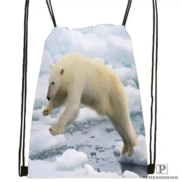 Изготовленный На Заказ Рюкзак polar-bear-cubs на шнурке сумка милый детский рюкзак