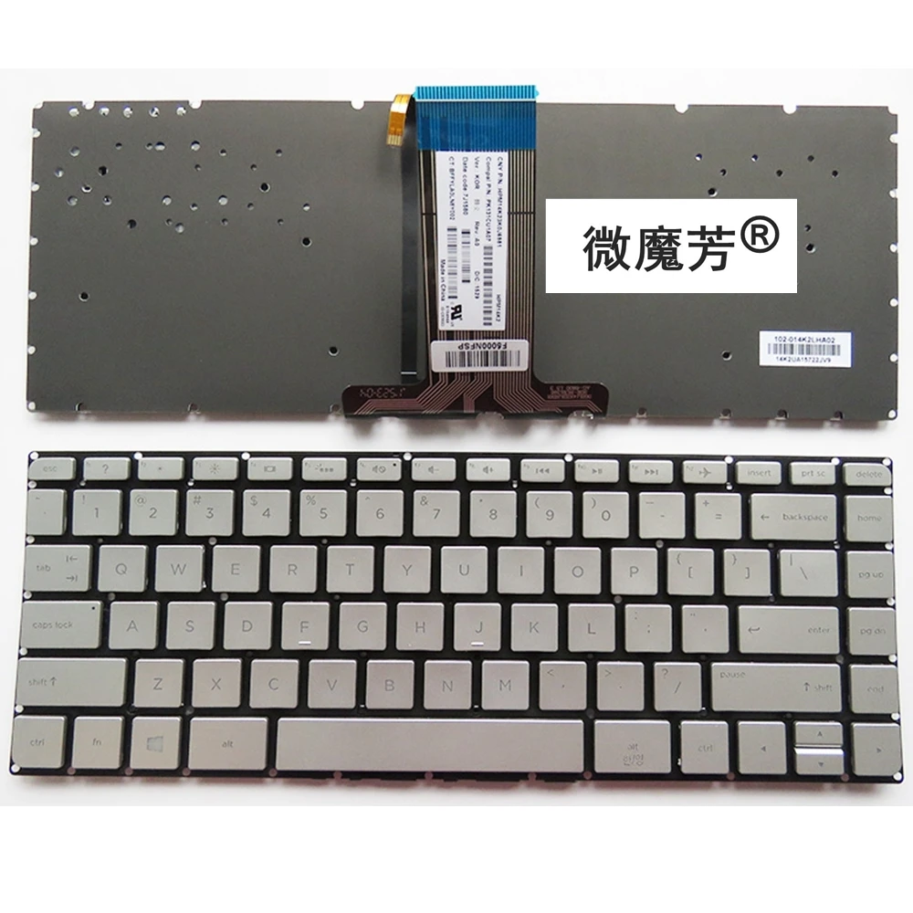 US New FOR HP for Pavilion 13-U 14-AB 14-ab011TX ab141TX ab005TX ab010TX ab009TX Silver Laptop Keyboard English backlight
US New FOR HP for Pavilion 13-U 14-AB 14-ab011TX ab141TX ab005TX ab010TX ab009TX Silver Laptop Keyboard English backlight