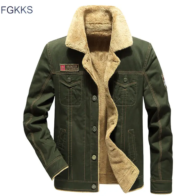 FGKKS Winter Military Men Jacket Men Casual Bomber Solid Color Jackets Slim Fit Coat Men's Fashion Brand Jackets
FGKKS Winter Military Men Jacket Men Casual Bomber Solid Color Jackets Slim Fit Coat Men's Fashion Brand Jackets