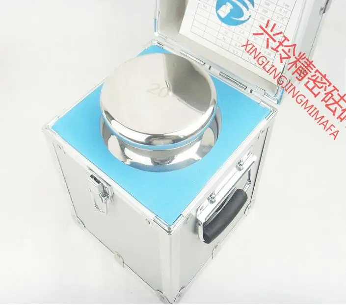 F2 Grade 1 pcs 20kg 304 Stainless Steel Digital Scale Calibration Weight With calibration check, precision Packed
F2 Grade 1 pcs 20kg 304 Stainless Steel Digital Scale Calibration Weight With calibration check, precision Packed