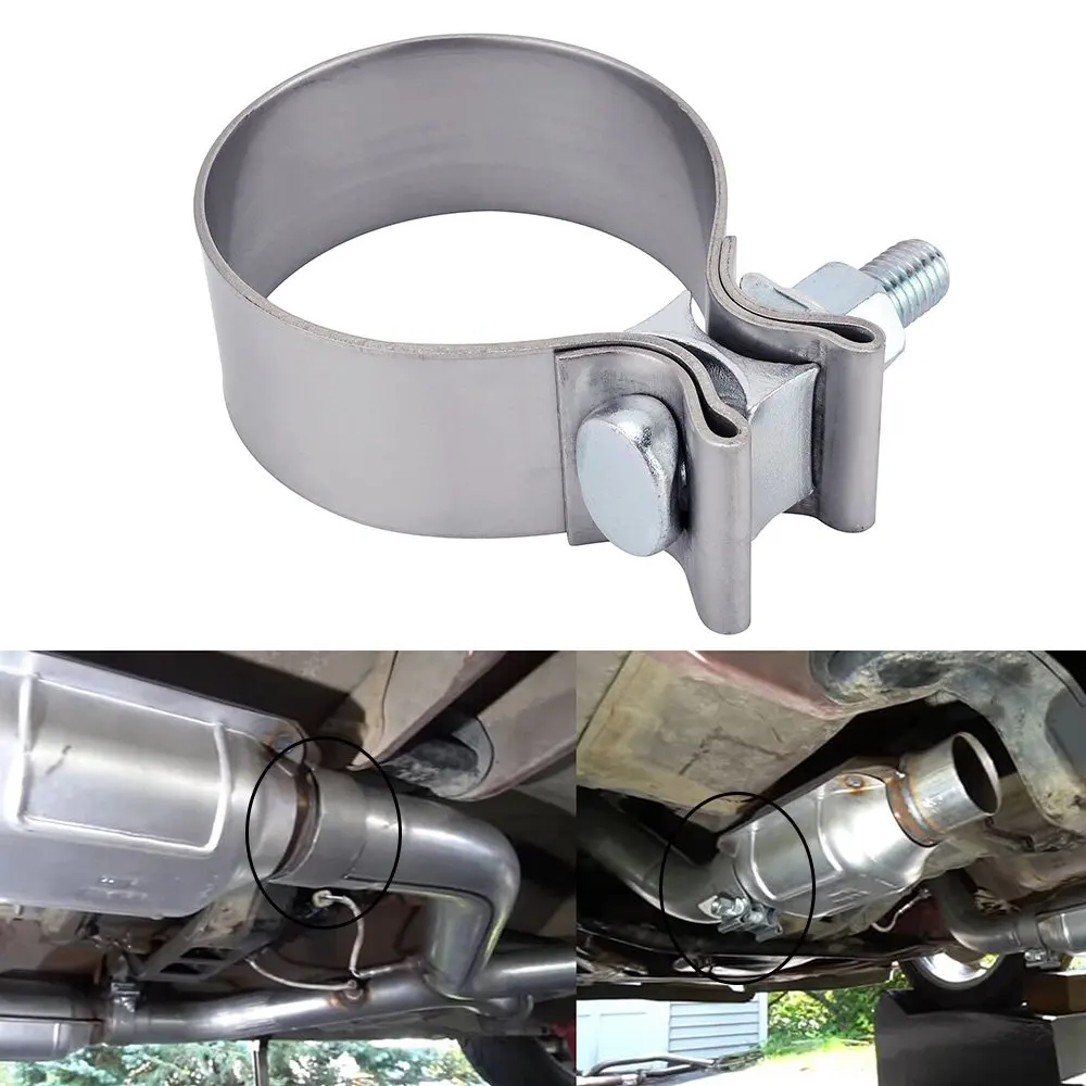 2.0" 2.25" 2.5" 3.0" 4.0" Stainless Exhaust Lap Joint Exhaust Band Clamp Exhaust Sleeve Butt Joint Clamp
2.0" 2.25" 2.5" 3.0" 4.0" Stainless Exhaust Lap Joint Exhaust Band Clamp Exhaust Sleeve Butt Joint Clamp