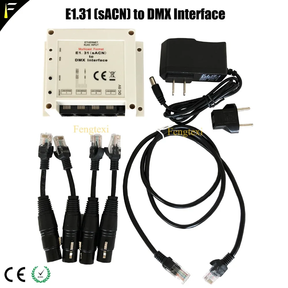 DMX Interface e1.31 to DMX512 Computer PC Console Controller Replace USB to DMX Suit for Madrix MagicQ for Stage Moving Light
DMX Interface e1.31 to DMX512 Computer PC Console Controller Replace USB to DMX Suit for Madrix MagicQ for Stage Moving Light