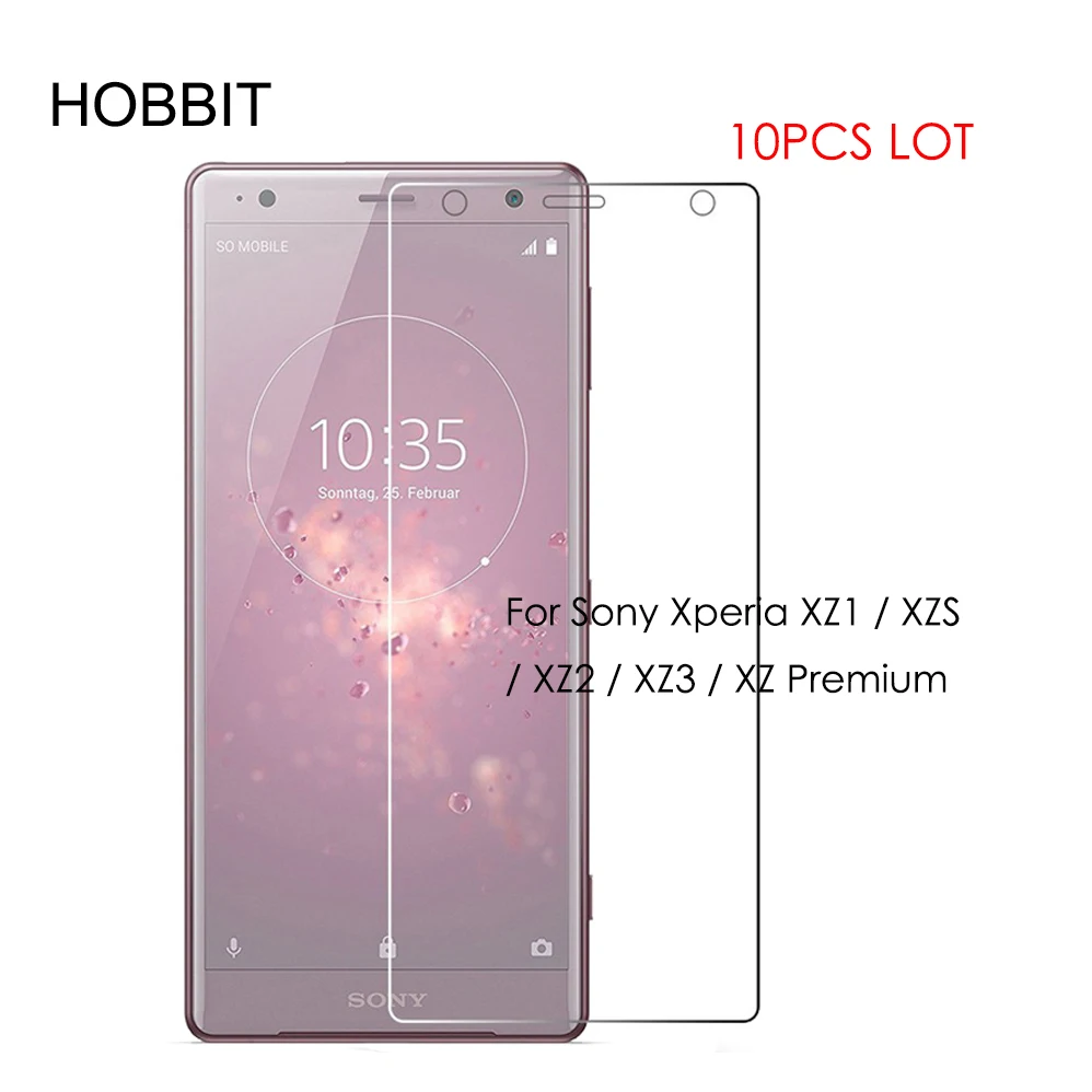 10 шт./партия для Sony Xperia XZ1 XZS XZ2 XZ3 XZ Premium 2.5D 9H прозрачное закаленное стекло Защита