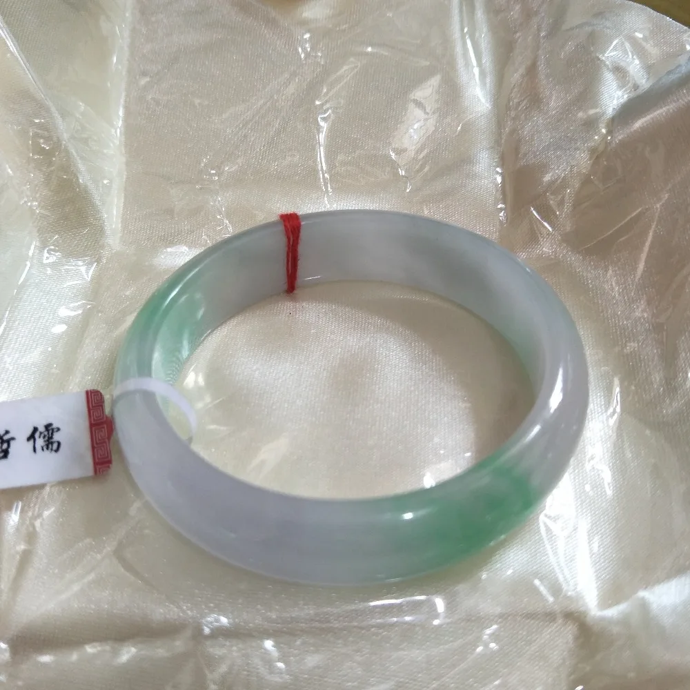 Zheru Jewelry Pure Natural Jadeite Bracelet Natural Elegant Green Bicolor 54-62mm Princess Bracelet Female A Certificate
Zheru Jewelry Pure Natural Jadeite Bracelet Natural Elegant Green Bicolor 54-62mm Princess Bracelet Female A Certificate