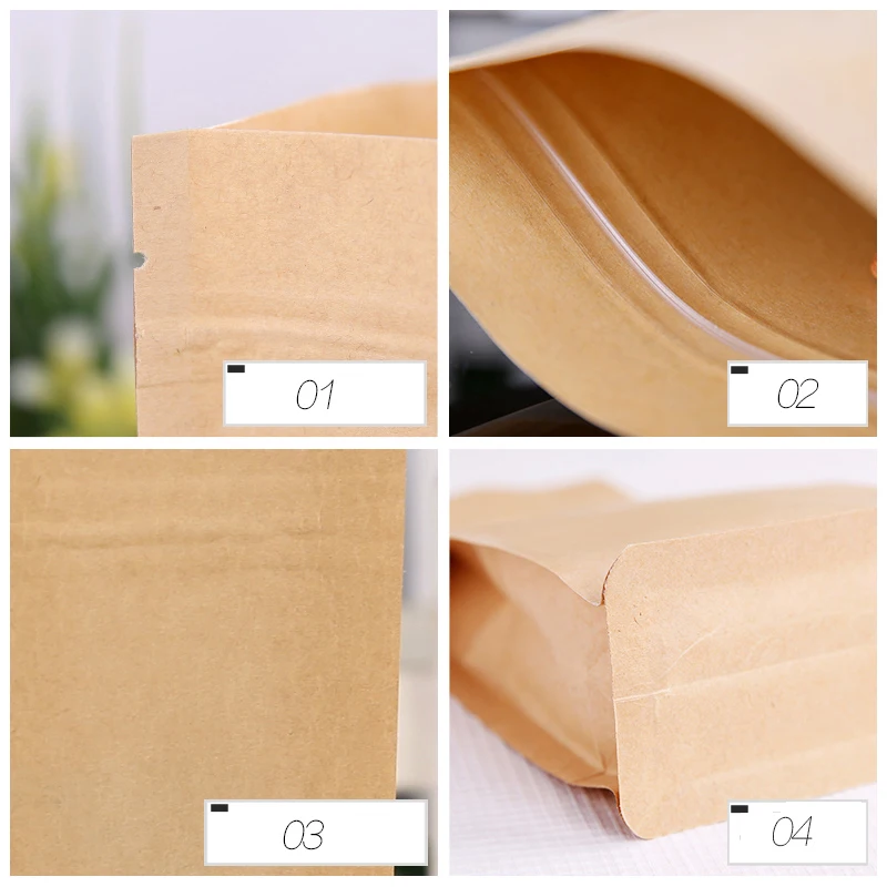 horizontal Organ Eight side seal Kraft paper storage Bag Stand packing food tea goods Dried clothing Grain zipper zip lock Resea
horizontal Organ Eight side seal Kraft paper storage Bag Stand packing food tea goods Dried clothing Grain zipper zip lock Resea