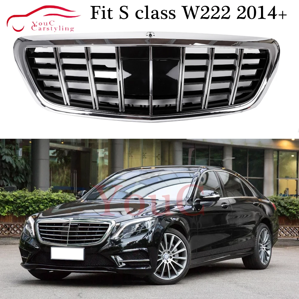 W222 GT grille Front Hood Bumper Grill Mesh for Mercedes S class W222 4-door Sedan 2014 + S350 S400 S450 S500 S600 AMG grille
W222 GT grille Front Hood Bumper Grill Mesh for Mercedes S class W222 4-door Sedan 2014 + S350 S400 S450 S500 S600 AMG grille