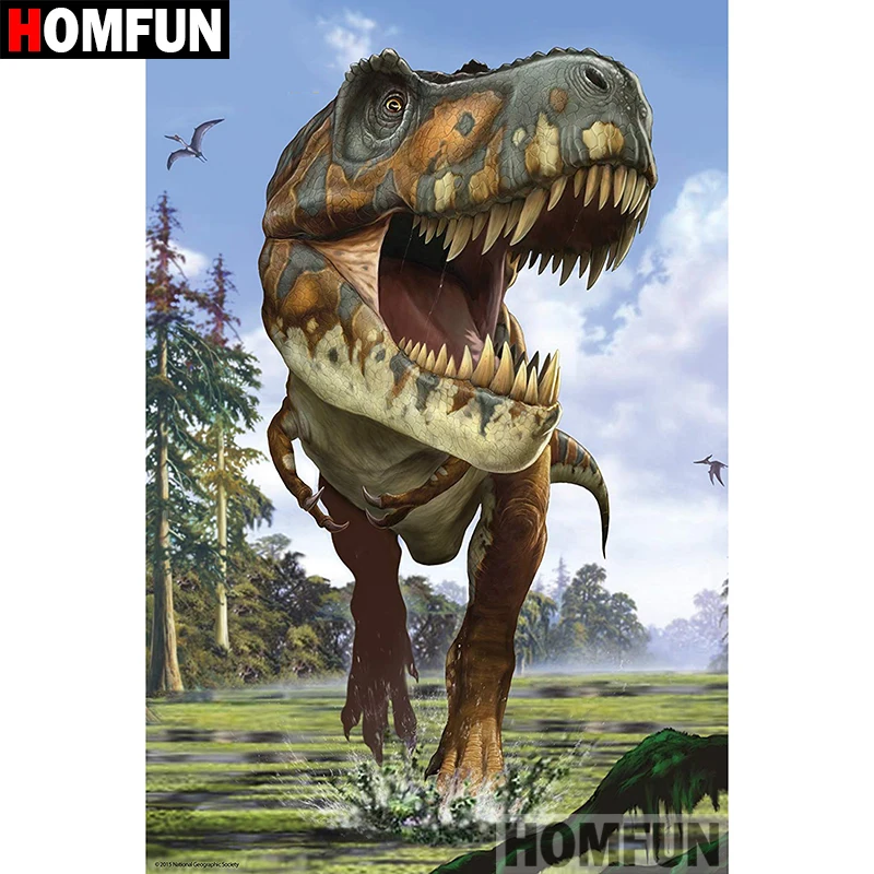 HOMFUN 5D DIY Diamond Painting Full Square/Round Drill "Animal dinosaur" 3D Embroidery Cross Stitch gift Home Decor A08228
HOMFUN 5D DIY Diamond Painting Full Square/Round Drill "Animal dinosaur" 3D Embroidery Cross Stitch gift Home Decor A08228